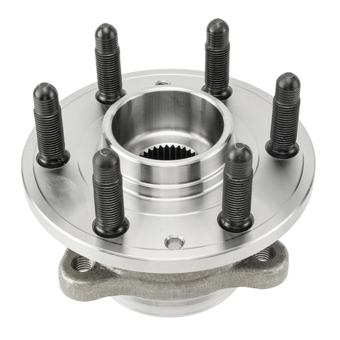 Front view of Front Wheel Bearing Hub Assembly 6 Lug For Chevy Colorado 2015 2022 4WD And GMC Canyon 2015 2022 4WD Durable Replacement Part