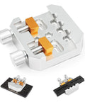Beefy Dovetail Clamp With Dual Brass Screws For Mounting Finderscopes And Guidescopes On Telescopes, Aluminum Dovetail Plate With Heavy Load Capacity