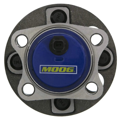 Front view of wheel bearing and hub assembly fits Toyota Yaris Prius C and Scion iQ 2006 2007 2008 2011 2012 2014 Yaris models