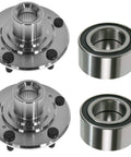 Front Wheel Hub And Bearing Repair Kit Twin Pack For 2014-2018 Ford Transit Connect Direct Fit Replaces OEM HUB266 510110