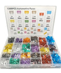 Garage Must Have Car Fuse Kit 1200Pcs Assortment with 520 Standard Fuses, 680 Premium Fuses, and Puller in Zinc Case