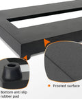 Ultra Portable Mini Guitar Pedal Board Kit With Aluminum Alloy Black Finish 15 By 5.7 By 1.18 Inches frosted surface detail