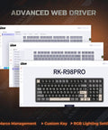 Advanced Web Driver settings for Your Legit Top Shelf 98 Key Gasket Mount Mechanical Keyboard With Numpad And Volume Knob.