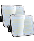 LED Flood Light 150W 18,000LM Crazy Bright Daylight 5000K IP66 Waterproof Outdoor Flood Lights for Backyard Garden Yard Playground Basketball Court 2 Pack