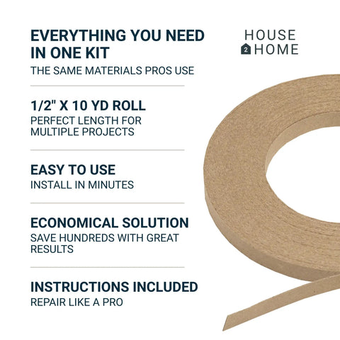 Straight Up Solid Upholstery Tack Strip 1/2 Inch X 10 Yard Roll on a white background, showing its size and material for furniture projects.