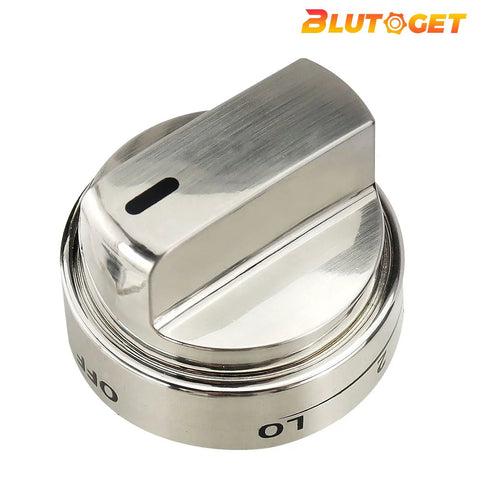 Universal LG Stove Knob Replacements Kit Fits LRG3095ST And LDG3036ST AEZ72909008 AP5669773, stainless steel knob detail