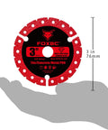 Heavy Duty 3 Inch Diamond Multi Purpose Saw Blades Ultimate Metal Cutting Discs Ultra Thin Cut Off Wheels With 3 8 Inch Arbor for precision cutting.