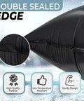 Winter Pool Pillow For Above Ground Pools 4 By 4 Feet Heavy Duty Air Pillow For Winterizing And Closing Premium Cover Float Thick Durable Ice Expansion Cushion That Protects Walls And Keeps Your Cover Elevated, double sealed edge