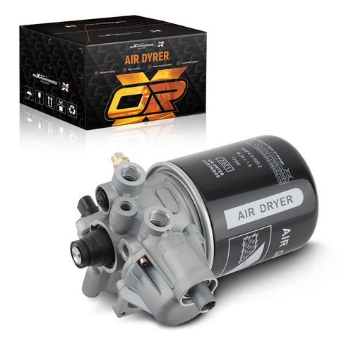 Air Dryer For Meritor System Saver 1200 Series Replacement For R955205 4324130010 with packaging box in the background