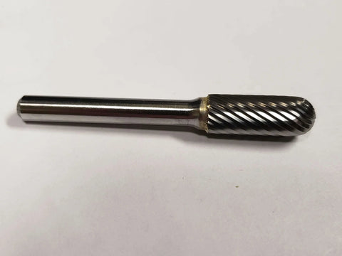 Three Eighths Inch Ball Nose Bur SC 3L Single Cut Solid Carbide Rotary Tool Bit for woodworking metal engraving