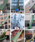 High Rise Cargo Chute For Fast Warehouse Unloading And Loading Tarpaulin Slide Conveyor Made From Heavy Duty Polyester