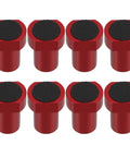 Eight Piece Aluminum Woodworking Limit Cards With Non Slip Pads For Precise Positioning And Quick Release Design, red finish