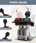 Beefed-Up Heavy-Duty PTO Hoist Air Shift Control Valve With Automatic Kick-Out For Dump Trucks And Trailers, 3-Position Tipper Valve