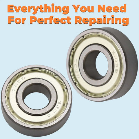2 Pack Clutch Housing Bearing For Stihl Trimmers And Edgers Grooved Ball Bearings Fit FS87 FS90 FS100 FS110 FC90 FC95 FC100 FC110 FR125 FR135 FR145 HL90 HL100 HT100 Hedgetrimmers Durable Replacement Kit For Smooth Starts And Less Downtime.