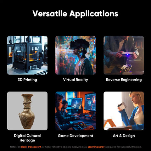 Badass Handheld 3D Scanner Delivers Tight Accuracy With Sharp Blue Light Tech For Quick Medium Scans And Dead Simple 3D Printing Workflow For Creative Pros