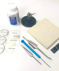 All-In-One Jewelry Soldering Kit With Flux, 3rd Hand Base, and Tools - 12-Piece USA Made Set for DIY Jewelry Fans