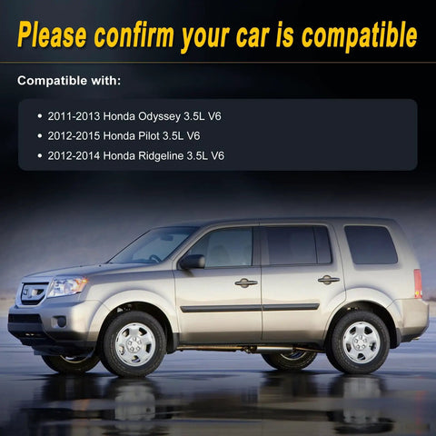 Vehicle compatibility list with silver Honda SUV for Alternator For Honda Odyssey 2011 2013 And Pilot 2012 2015 3.5L V6 Replacement