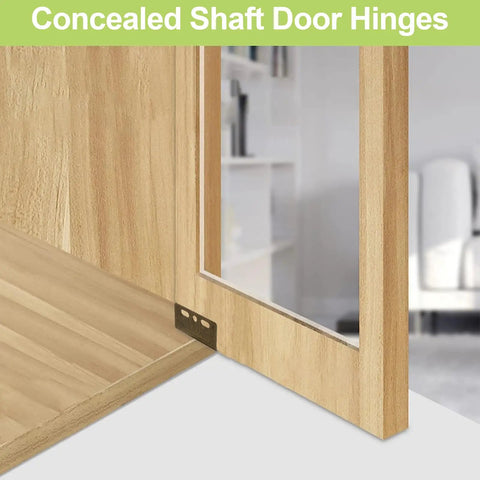 Built Tough As Nails Heavy Duty Iron Concealed Shaft Cabinet Door Pivot Hinges With Sturdy Pin Bushings Free Swinging Wood Door Hardware Smooth Bronze Finish Four Pack Zero Drama Install