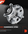 Rear Wheel Bearing And Hub Assembly 5 Lug Fit Hyundai Elantra 2008-2012 with 4 Wheel ABS L4 2.0L Engine Replacement, steel construction
