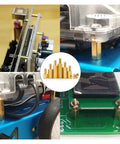 Brass Hex Standoff Assortment Kit for M2 to M6 Male and Female PCB Spacers with Brass and 304 Stainless Options Solid Electronics Mounting Gear for DIY Projects and Pro Builds on PCB mounts