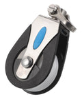 Stainless Steel Nylon Single Pulley Block 209kg Bearing Capacity For Marine Rigging And Sailboats Swivel Boat Rope Pulley Wheel