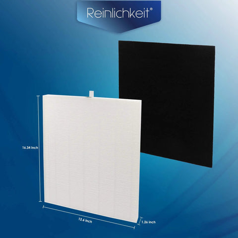 Replacement Filter A For Winx Air Purifier C535 5300 6300 Series With True HEPA Filter Plus 4 Pack Carbon Pre Filters shown