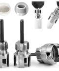 3Pcs Heavy Duty PVC Pipe Threader Kit, steel dies for dual internal external threading on PPR and MPP pipes.