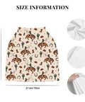 All In One Baby Car Seat Canopy And Nursing Cover with cowboy pattern, breathable fabric, 27.6in x 26in size details displayed