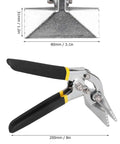 Heavy Duty Hand Seamer With Curved Handle Design And Compound Leverage Portable Metal Bender Tools With Chromium Vanadium Steel