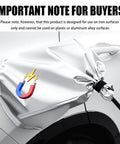 Universal Magnetic EV Charger Port Cover For Outdoor All Weather Dust Rain Snow Protection Waterproof Seal on vehicle