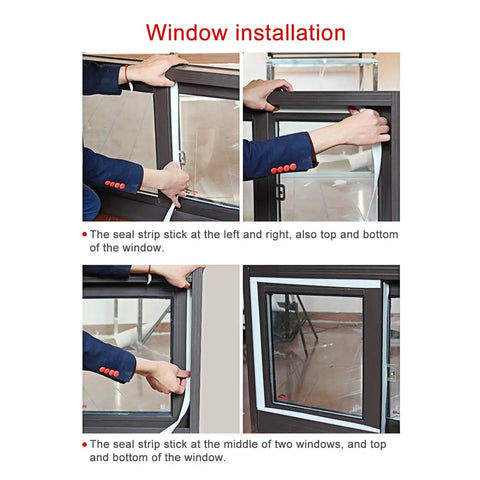 Installation demonstration of wide silicone weather stripping seal for barn and garage doors, 3 inch wide, 20 feet long, black.