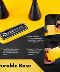 Four Magnetic Gooseneck Arms Soldering Station On A Sturdy Steel Base Workbench shown with durable powder-coated steel base.