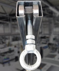 Heavy Duty Steel Four Wheel Trolley Assembly With M10 Bolt For 1.625 Inch Or Taller Strut Channels BT4W-158H in industrial setting