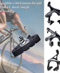 Road Bike Brake Pads For Dual Pivot C Brake Shoes Front And Rear Set With All Weather Synthetic Rubber Compound shown