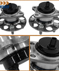 Rear Wheel Bearing And Hub Assembly Pair For Toyota Prius 2010 2015 With 5 Lug And ABS Excludes Prius C And Prius V Fits 2012 2015