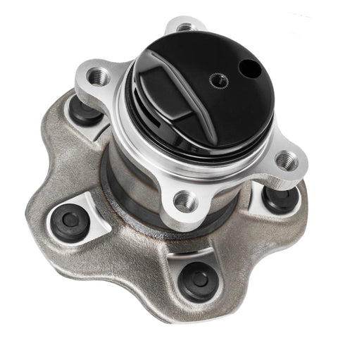 Rear Wheel Bearing Hub Assembly For Nissan Sentra 2013 2014 2015 2016 2017 2018 2019 5 Lug Non ABS 4 Bolt Flange Rear Replacement Part