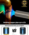 Propane Torch Head With Trigger Start High Intensity Pencil Flame For Soldering Welding Cooking DIY Friendly Mapp Propane Gas Compatible CSA Certified Ergonomic Non Slip Handle Upgrade For Precise Flame Control welding copper pipe