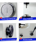 Rockwell Hardness Tester With Pointer Dial Display For Ferrous And Nonferrous Metals And Nonmetallic Materials Built For Shop Pros Manual HR150A Delivers Stable And Reliable Measurements On Heat Treated Quenched And Tempered Metals, dial and controls
