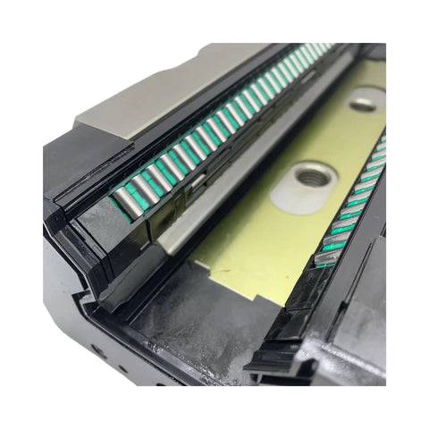 Heavy Duty SRG45C Linear Guide Slide Rails Carriage Block close-up showing precision rollers and smooth bearing system.