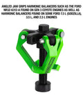 Green Versatile 2 And 3 Jaw Harmonic Balancer Puller for 3, 4, and 6 spoke balancers, Heavy Duty Engine Pulley Puller for Ford Coyote