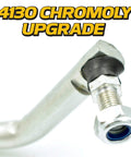 4130 chromoly upgrade steering drag link end with lock nut for John Deere L-series tractors