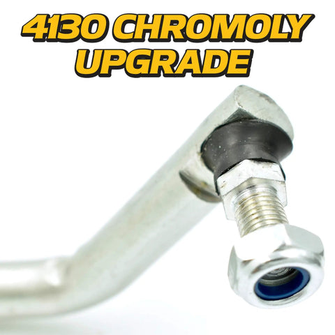 4130 chromoly upgrade steering drag link end with lock nut for John Deere L-series tractors