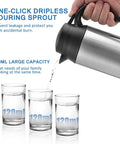 12V Car Kettle Boiler 650ml Travel Water Heater for Car With Double Layer 304 Stainless Steel And DC 12V Charger being poured into glasses