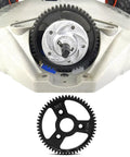 Steel Spur Main Gear For 1 To 10 RC Cars 0.8M Module 32P 56T installed in RC car