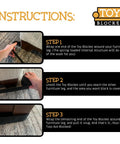 Adjustable Under Couch Gap Shield Blocking Toys Dust And Remotes From Snaking Under Sofas Beds Or Cabinets With Hassle Free Snap Fit And Tough Flexible Core instructions for use