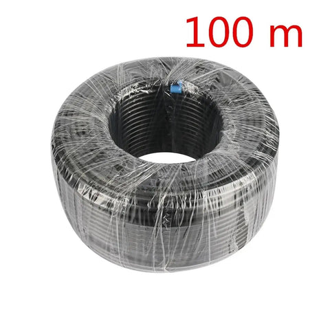 100 Meter 1 Quarter Inch PE Pipe For Reverse Osmosis Systems, roll of black, coiled and wrapped tubing, durable design