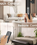 Torchiere Floor Lamp With Reading Light, 3500 Lumen LED Standing Lamp, 35W Energy Saver, touch and remote control demo