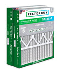 20X25X5 Air Filter MERV 8 Pleated For Home HVAC System With Essential Dust And Allergy Defense 2 Pack Fits Honeywell Lennox