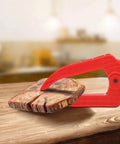 Grippy Woodworking Spring Clamp With Long Flat Nose For Precise Glue Ups And Fixture Work Plastic Handle Heavy Duty Metal