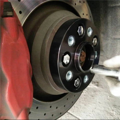 Top Tier Wheel Lug Studs Kit For Audi Q3 Q5 TT A1 A2 S3 RS3 R8 Stylish Replacement Bolts And Nut Caps That Make Your Ride Look Fresh And Secure Without Breaking The Bank. black wheel hub studs on drilled brake rotor